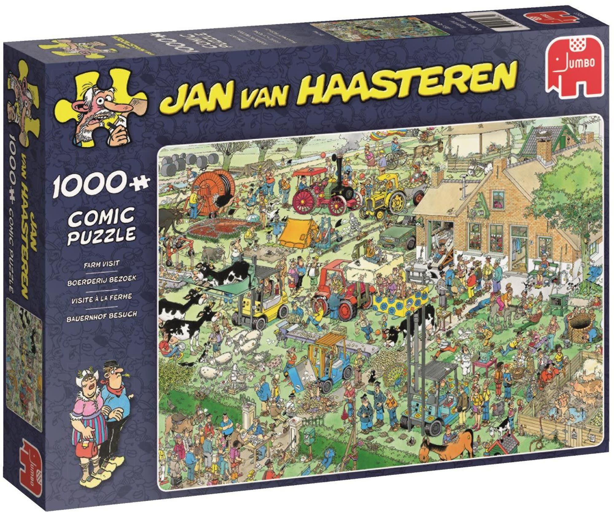Jumbo Jan Van Haasteren 1000 - Visite à la ferme