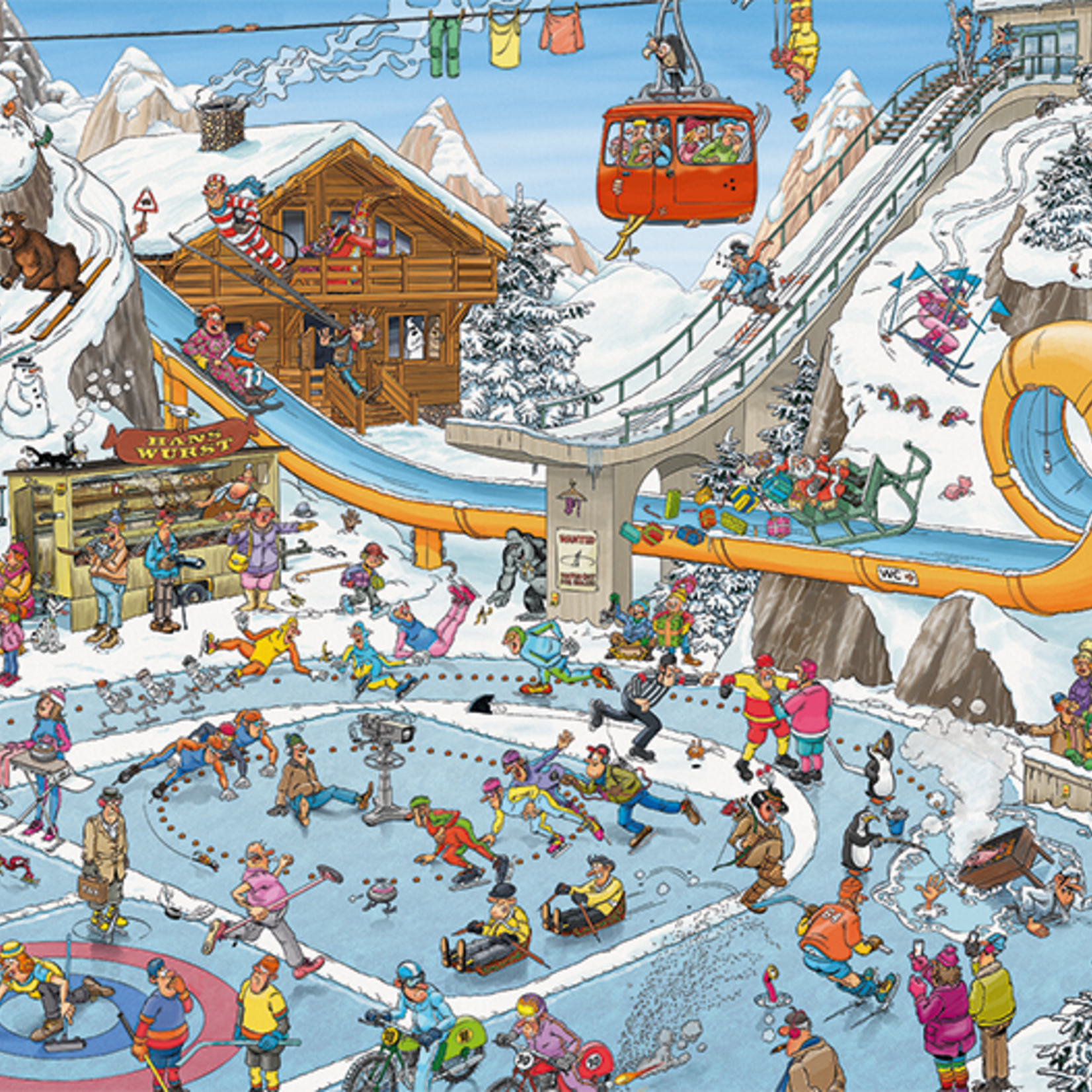 Jumbo Jan Van Haasteren 1000 - Jeux d'hiver
