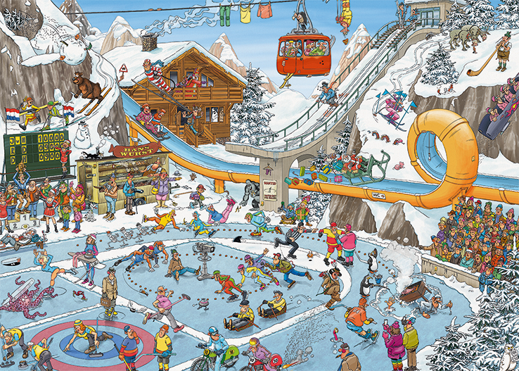 Jumbo Jan Van Haasteren 1000 - Jeux d'hiver