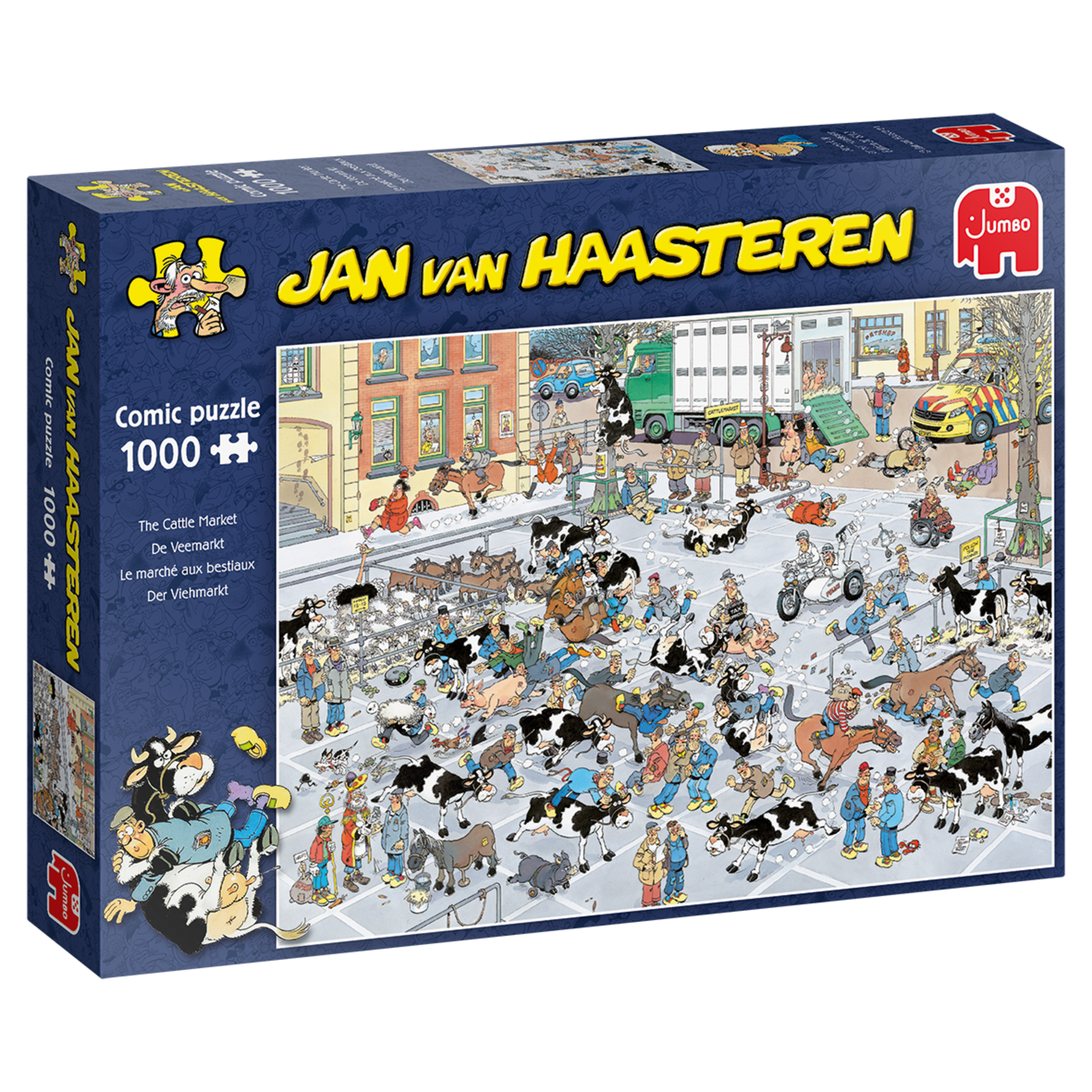 Jumbo Jan Van Haasteren 1000 - Le marché aux bestiaux