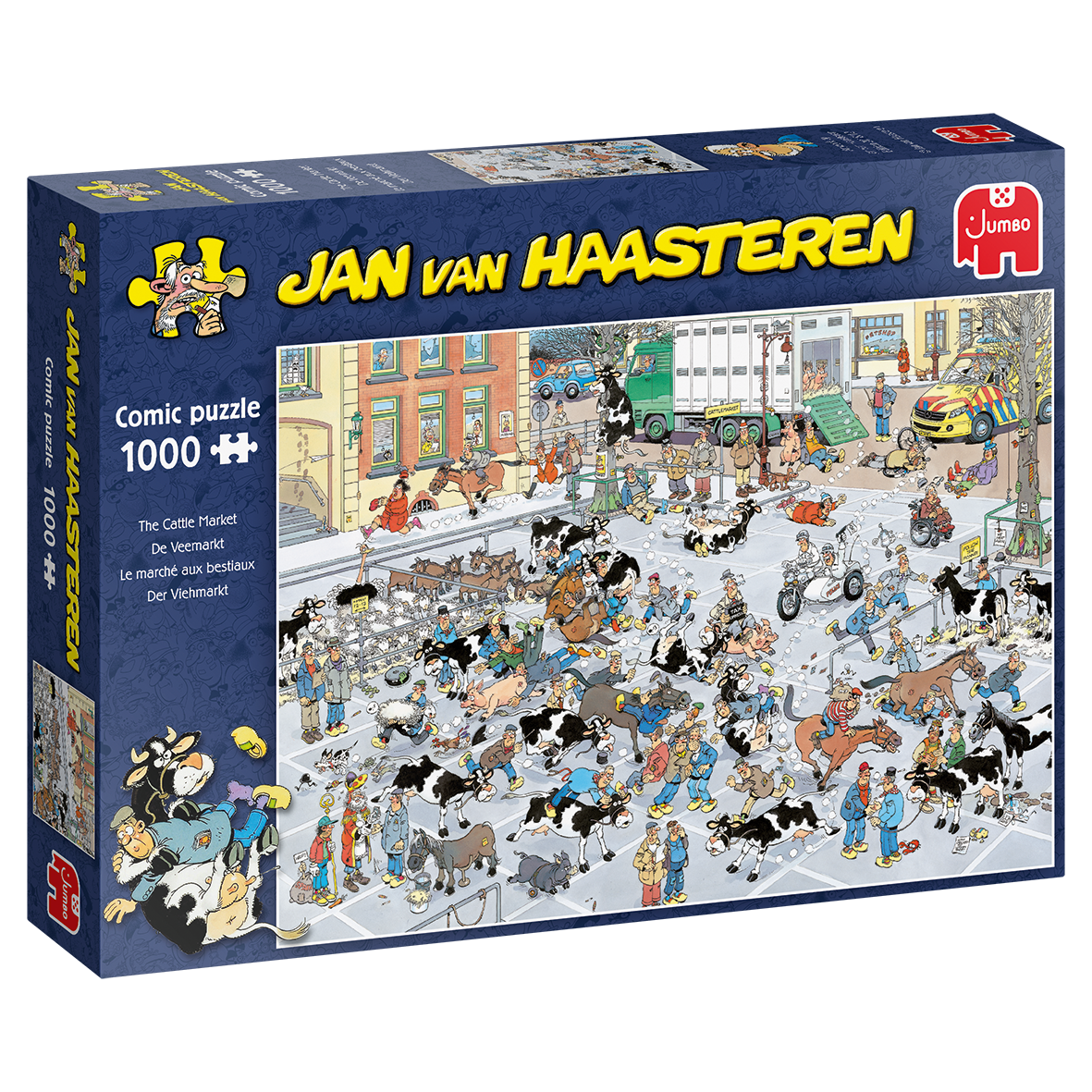 Jumbo Jan Van Haasteren 1000 - Le marché aux bestiaux