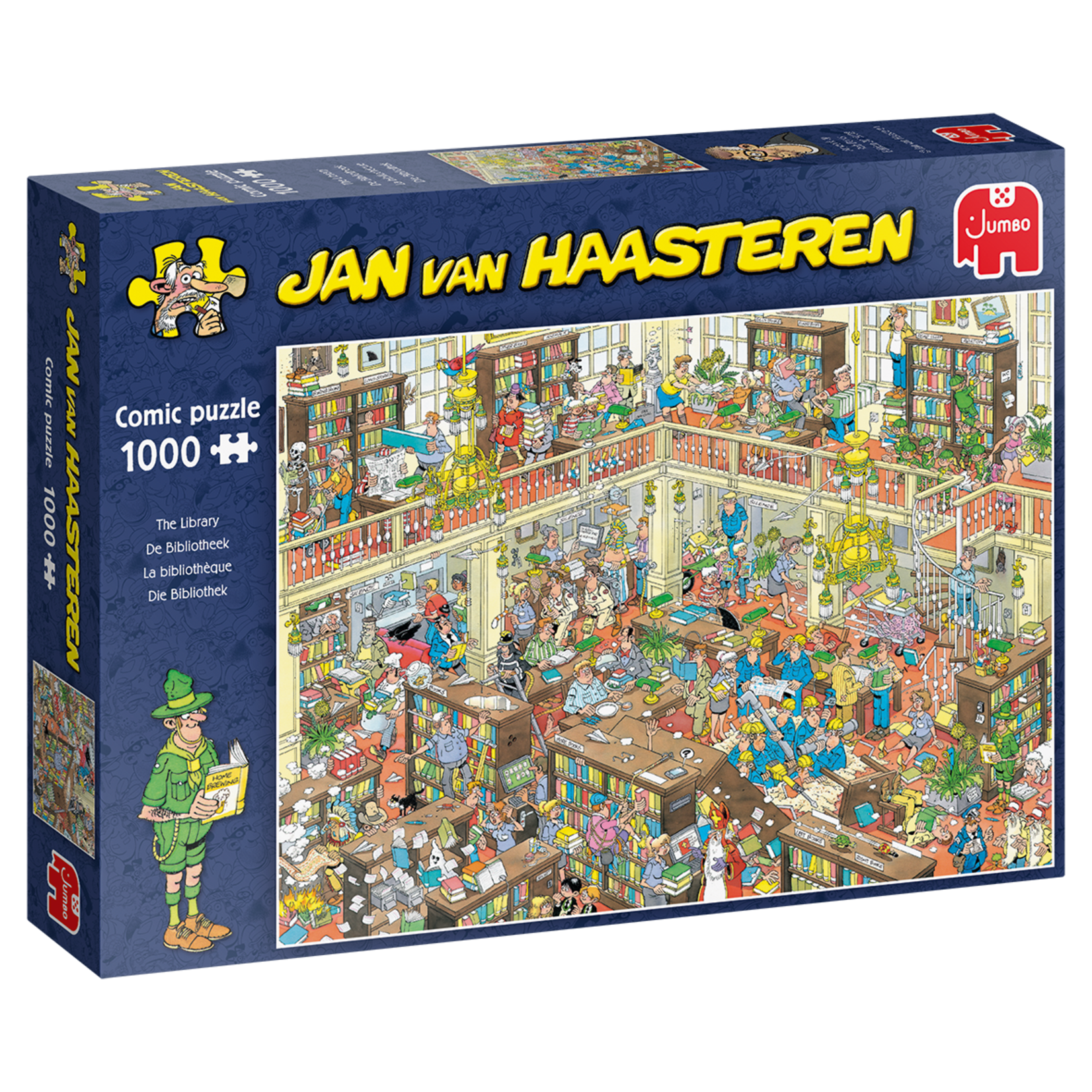 Jumbo Jan Van Haasteren 1000 - La bibliothèque