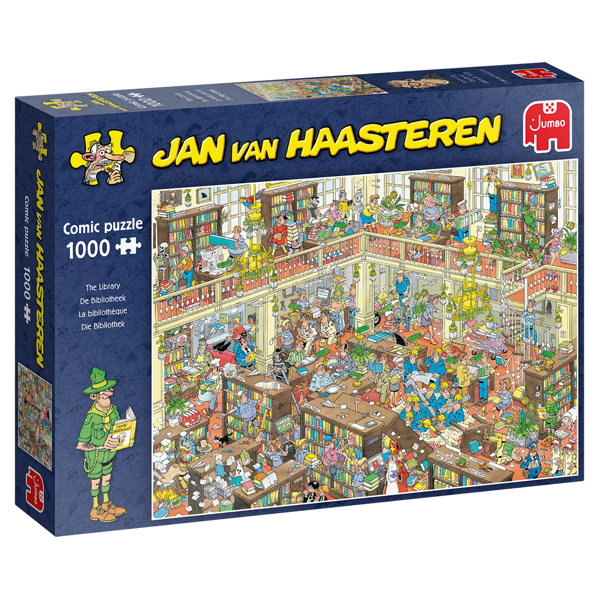 Jumbo Jan Van Haasteren 1000 - La bibliothèque
