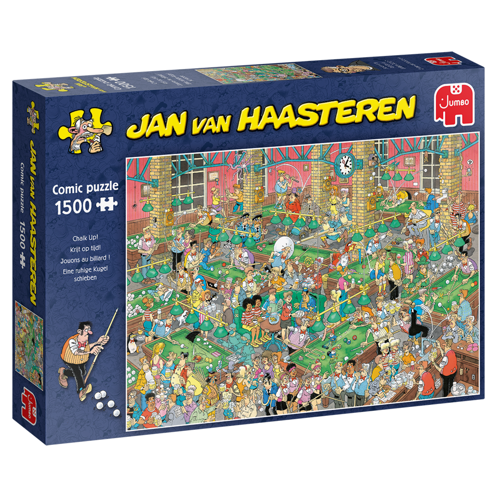 Jumbo Jan Van Haasteren 1500 - Jouons au billard!