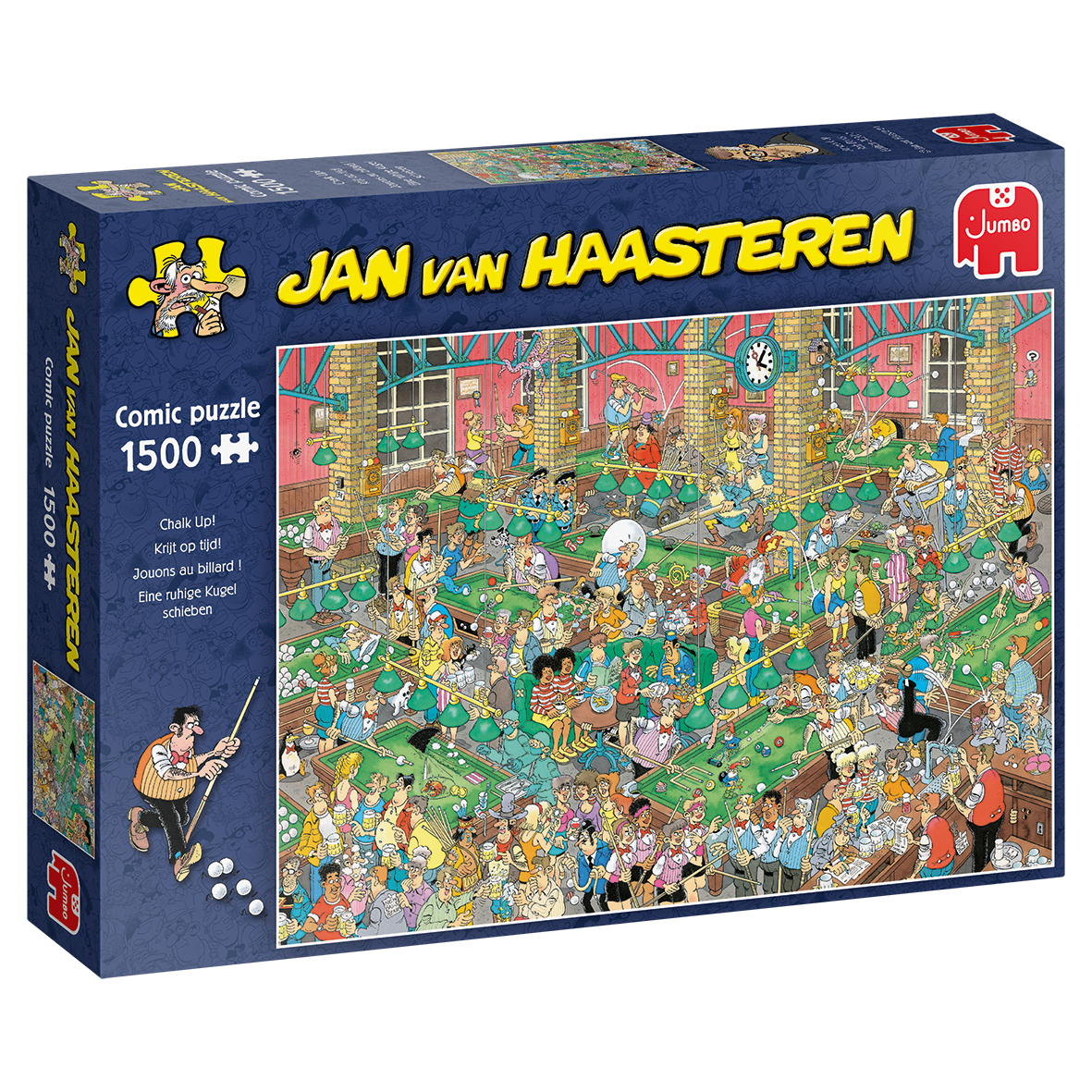 Jumbo Jan Van Haasteren 1500 - Jouons au billard!
