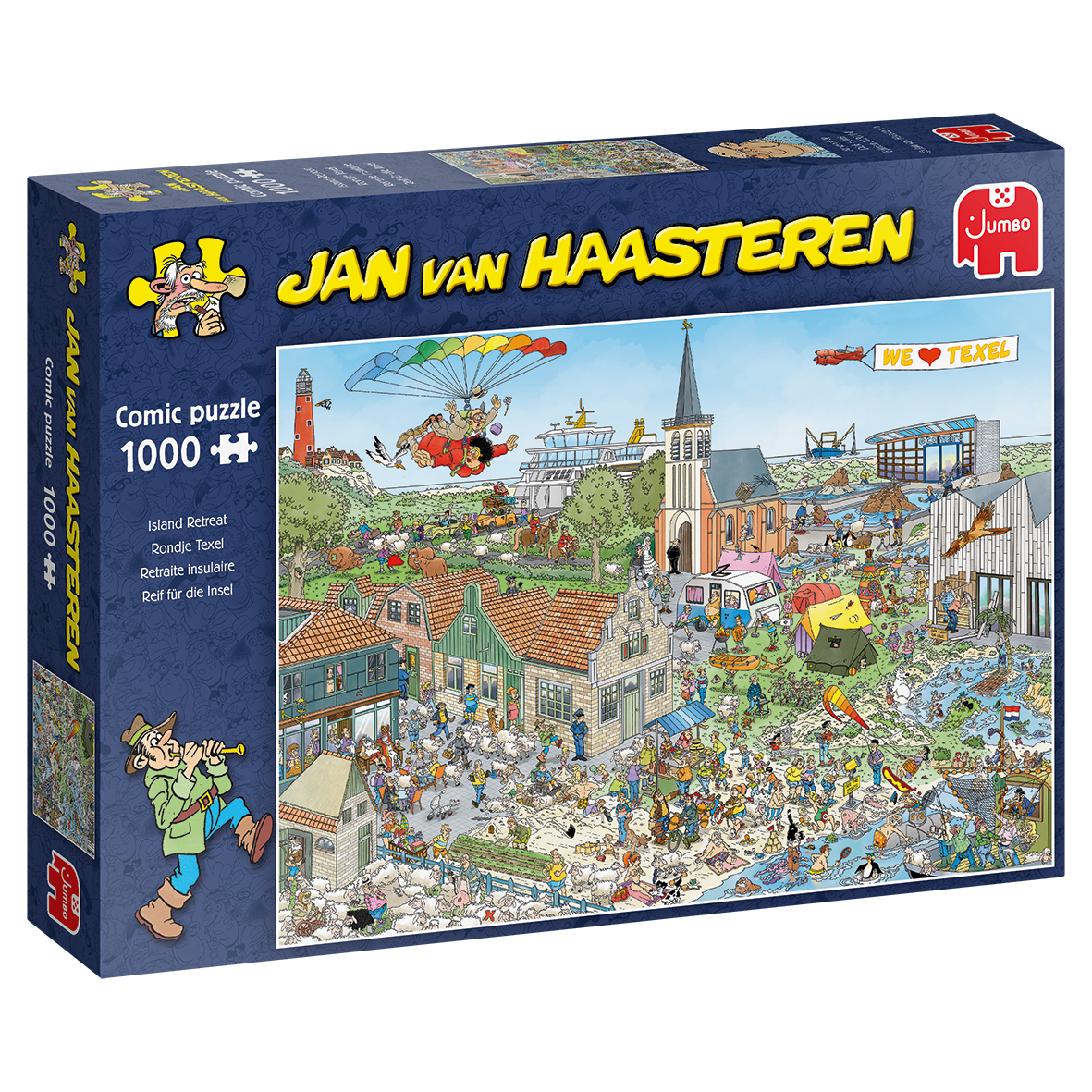 Jumbo Jan Van Haasteren 1000 - Retraite insulaire