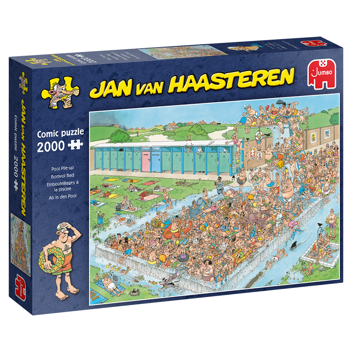 Jumbo Jan Van Haasteren 2000 - Embouteillages à la piscine