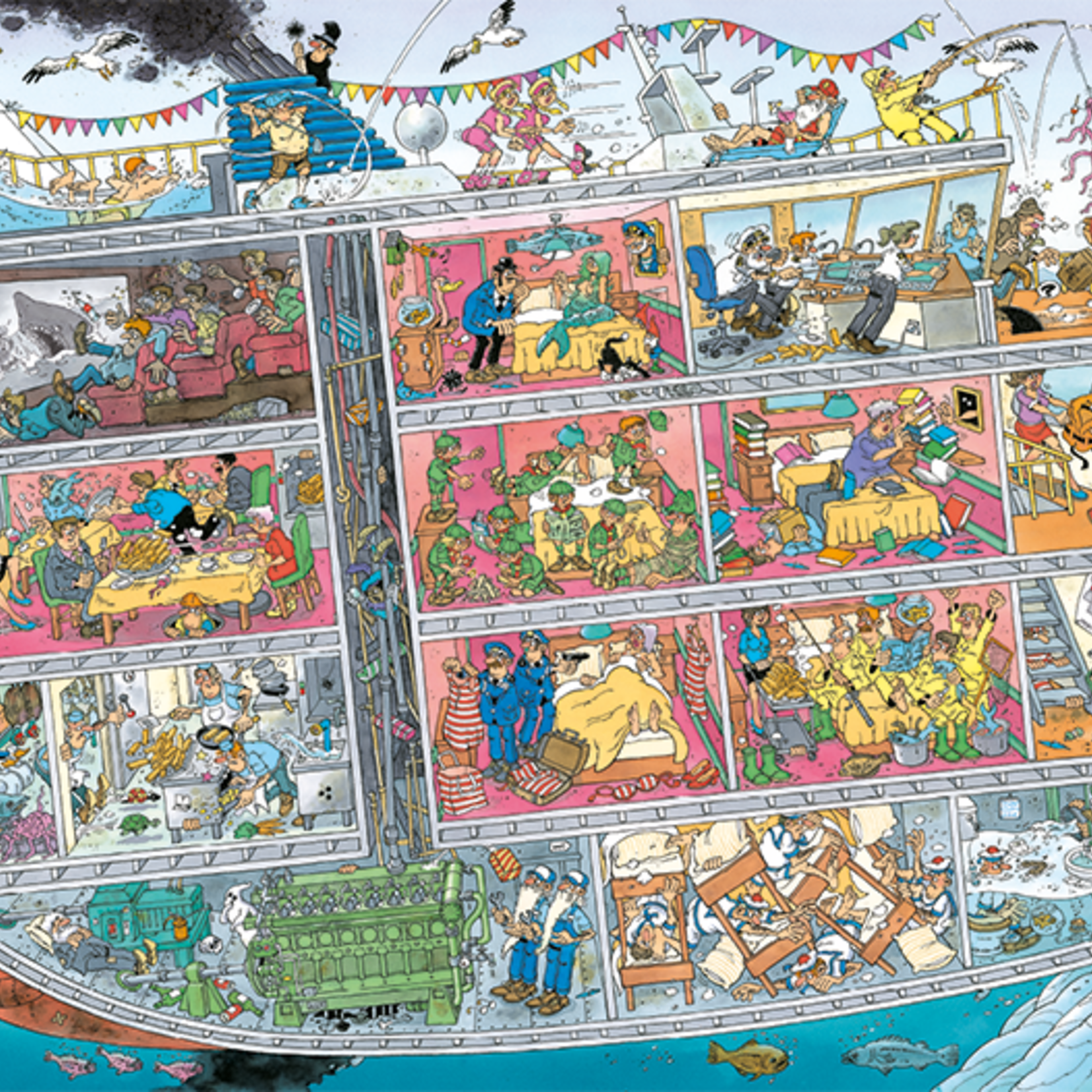 Jumbo Jan Van Haasteren 1000 - La Croisière