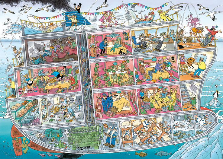 Jumbo Jan Van Haasteren 1000 - La Croisière