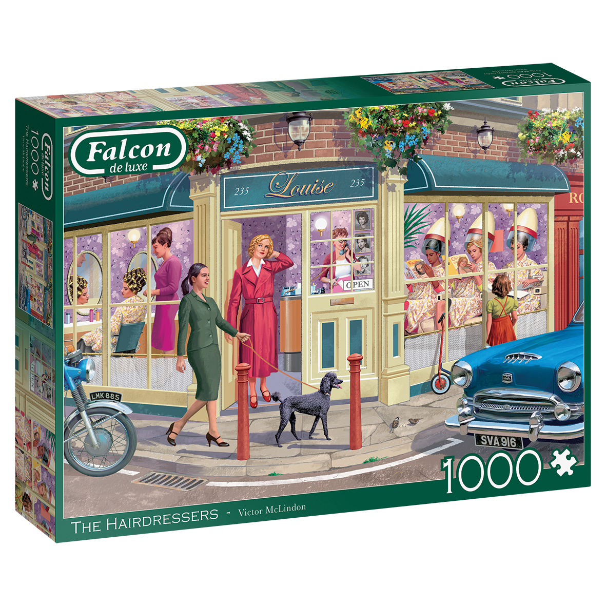 Puzzle Falcon Le carrousel de Noël de 2 x 1000 pièces