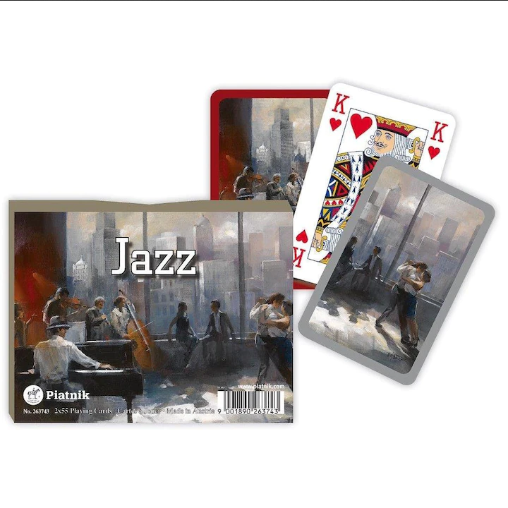 Piatnik Piatnik - Cartes Poker Jazz 2-Pack