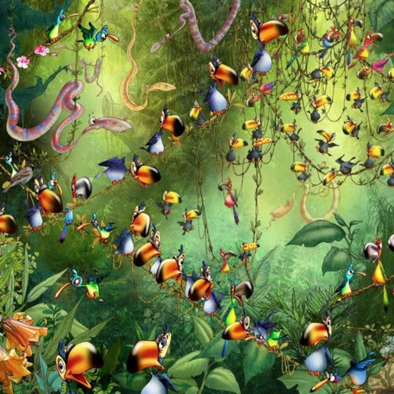 Piatnik Piatnik 1000 - Toucans in Jungle