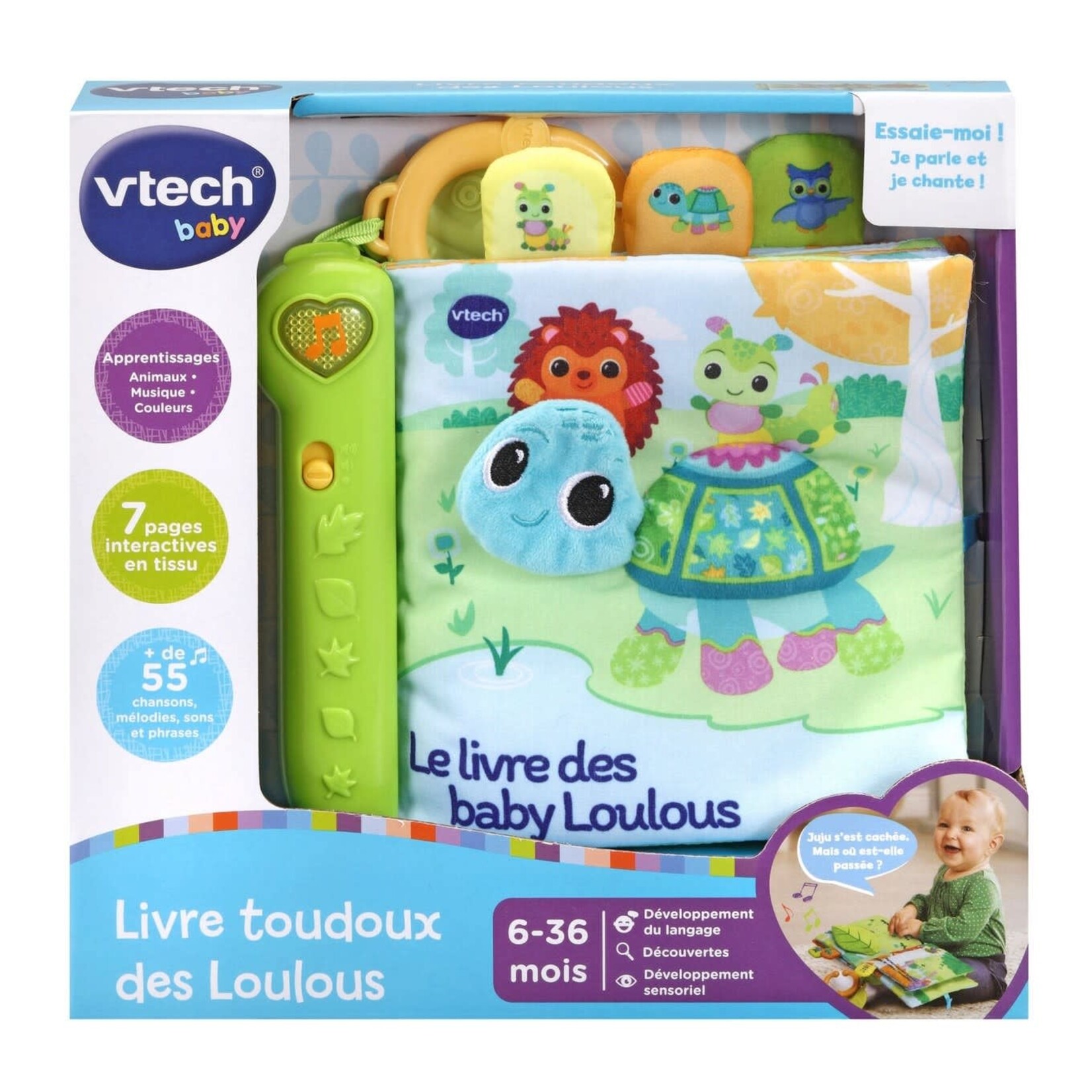 VTech VTech Baby - Livre toudoux des Loulous