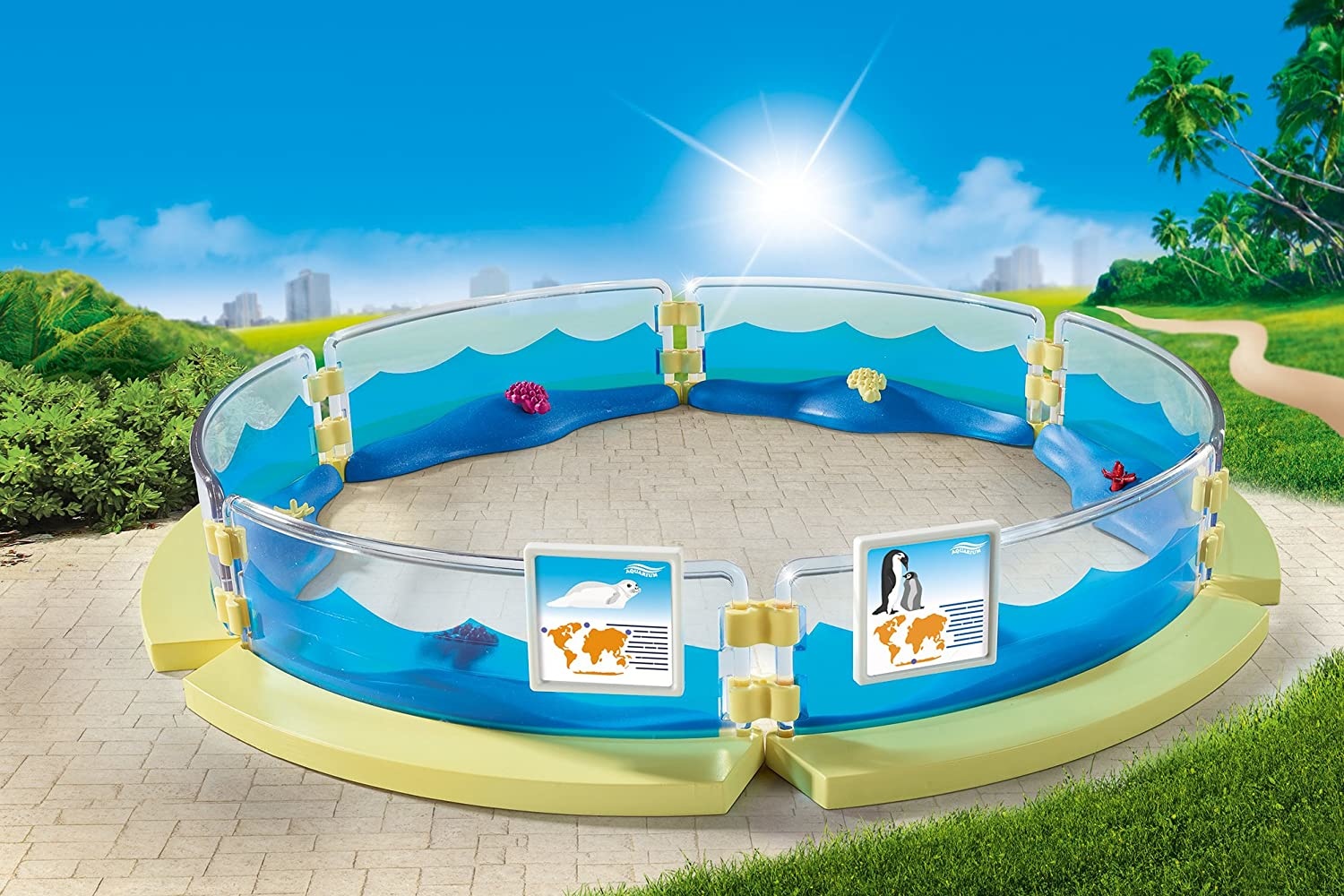 Playmobil Playmobil Family Fun 9063 - Enclos pour animaux marins