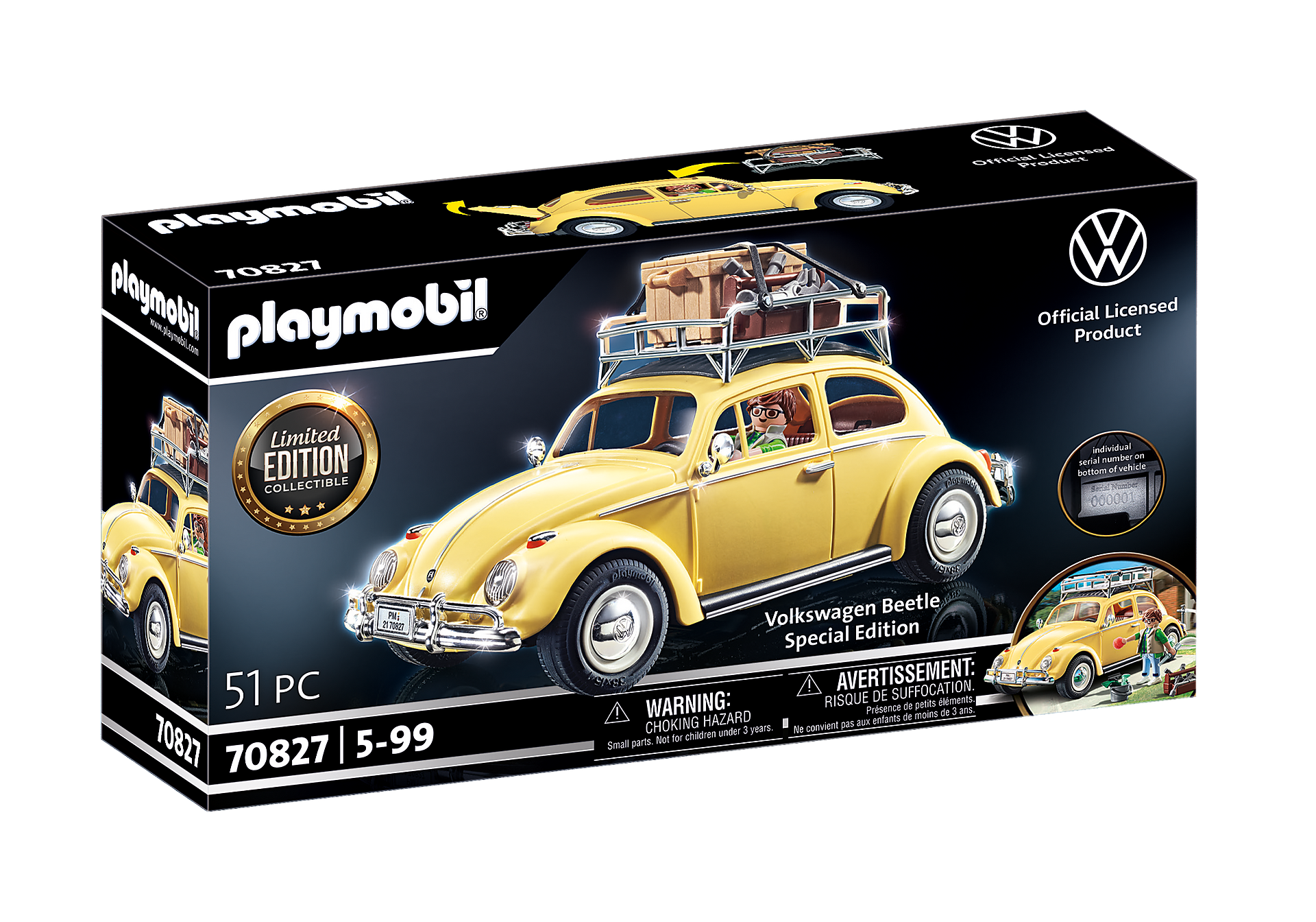 Playmobil Playmobil Volkswagen 70827 - Volkswagen Coccinelle - Edition speciale