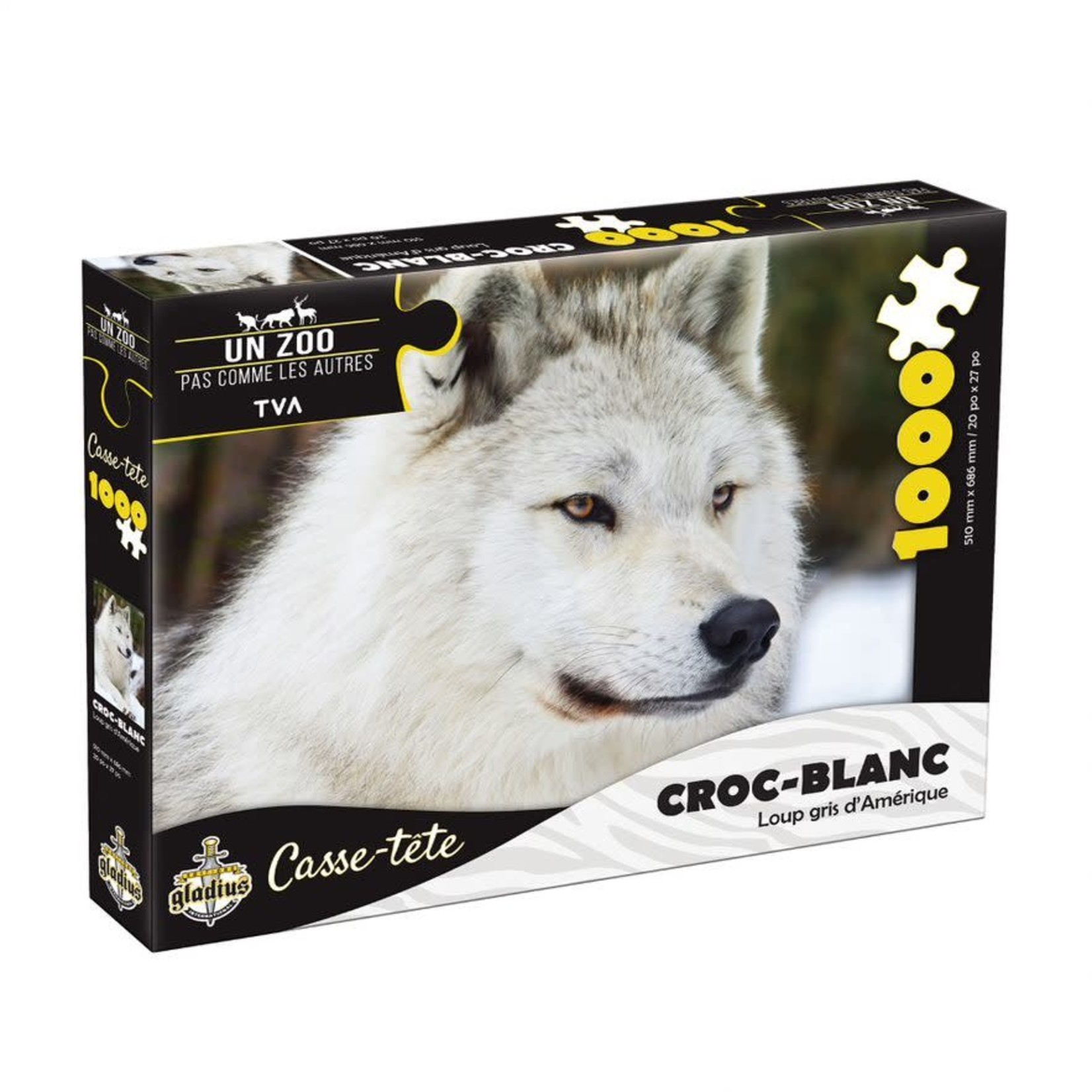 Gladius Gladius 1000 - Un zoo pas comme les autres - Croc-Blanc : Loup gris d'Amérique