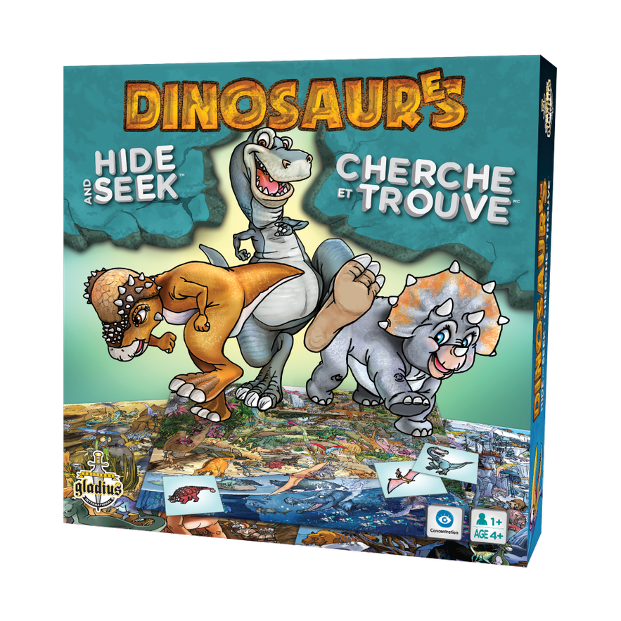 Gladius Cherche et trouve - Dinosaures