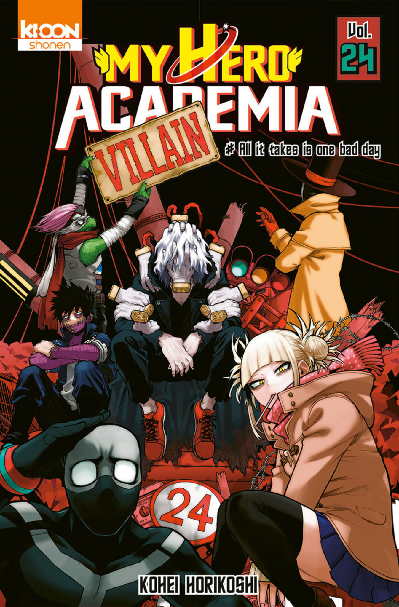 Ki-oon Manga - My Hero Academia Tome 24 : All it takes is one bad day