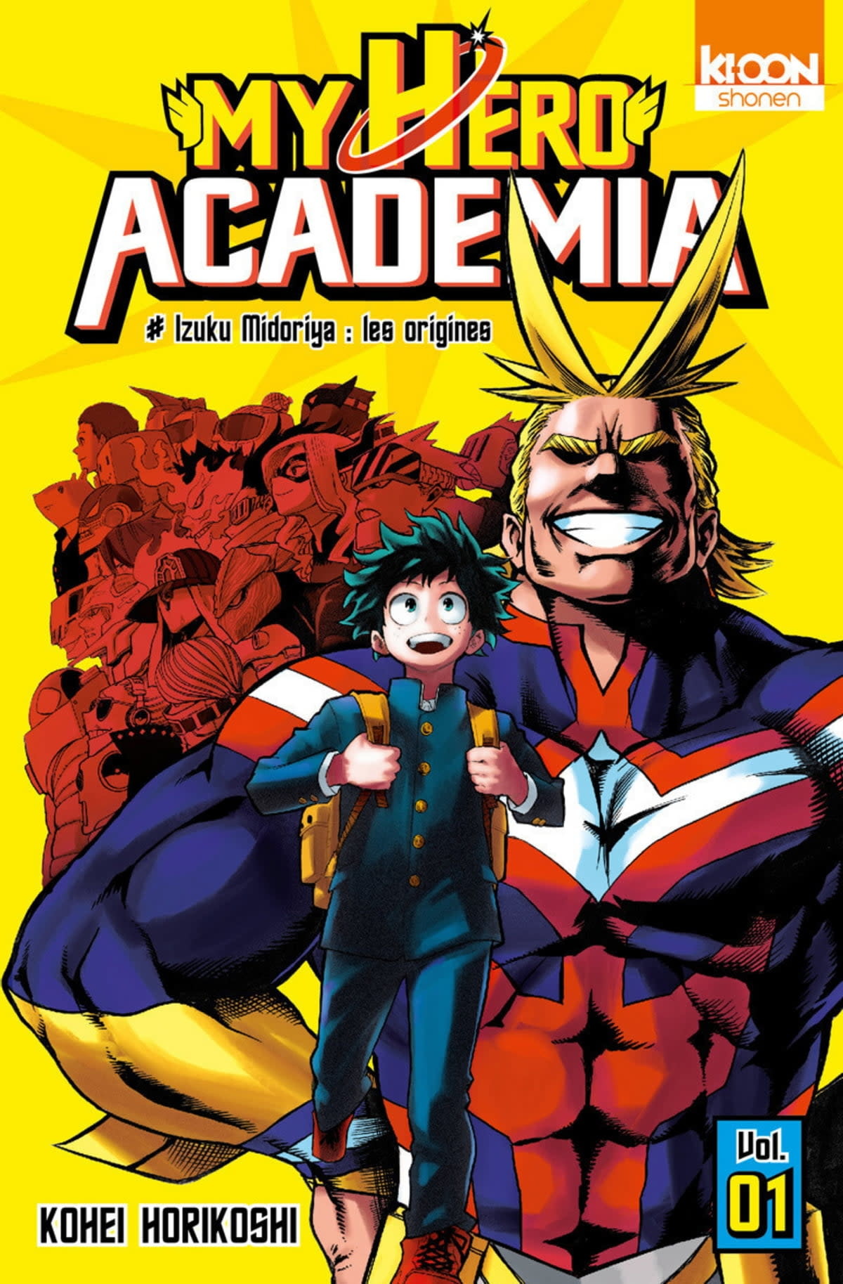 Ki-oon Manga - My Hero Academia Tome 01 : Izuku Midoriya : les origines