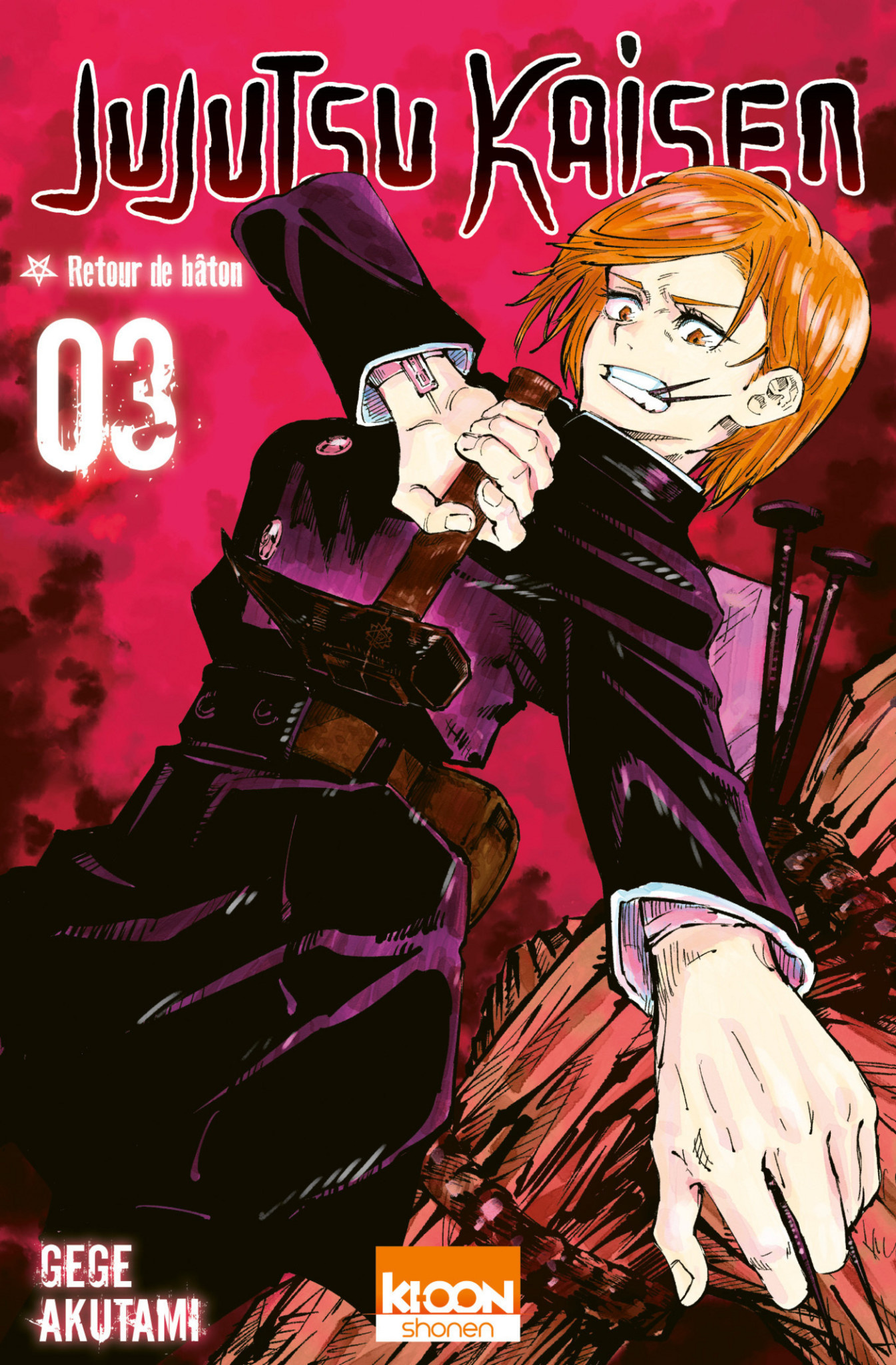 Manga - Jujutsu Kaisen Tome 03 : Retour de bâton - Maitre des Jeux