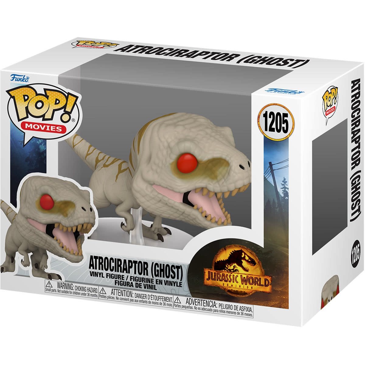 Funko Funko Pop! Jurassic World 1205 - Atrociraptor (Ghost)