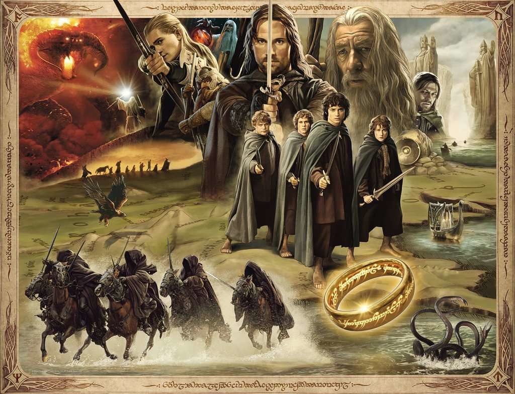 Ravensburger Ravensburger 2000 - Lord of the Rings : The Fellowship of the Ring