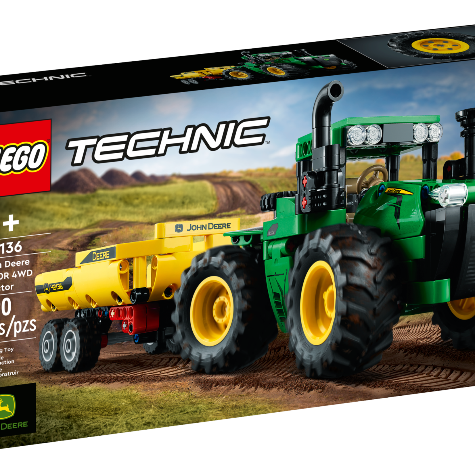 Lego Lego 42136 Technic - Tracteur John Deere 9620R à 4 roues motrices