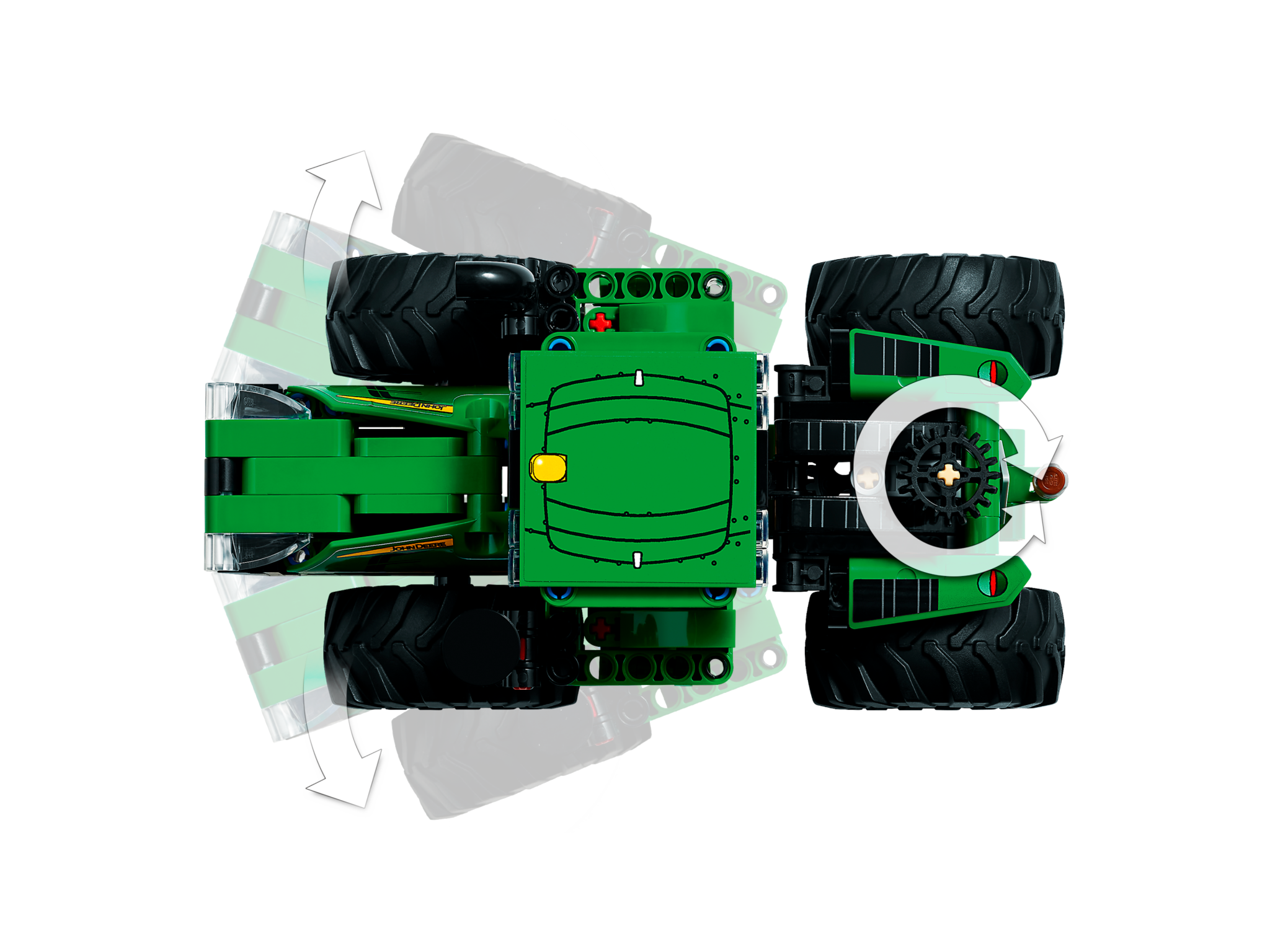 Lego Lego 42136 Technic - Tracteur John Deere 9620R à 4 roues motrices