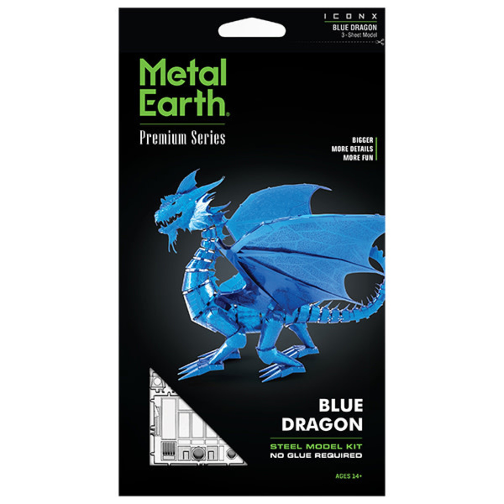 Metal Earth Metal Earth Premium Series - Blue Dragon