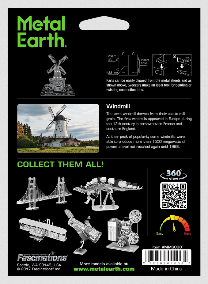 Metal Earth Metal Earth - Windmill