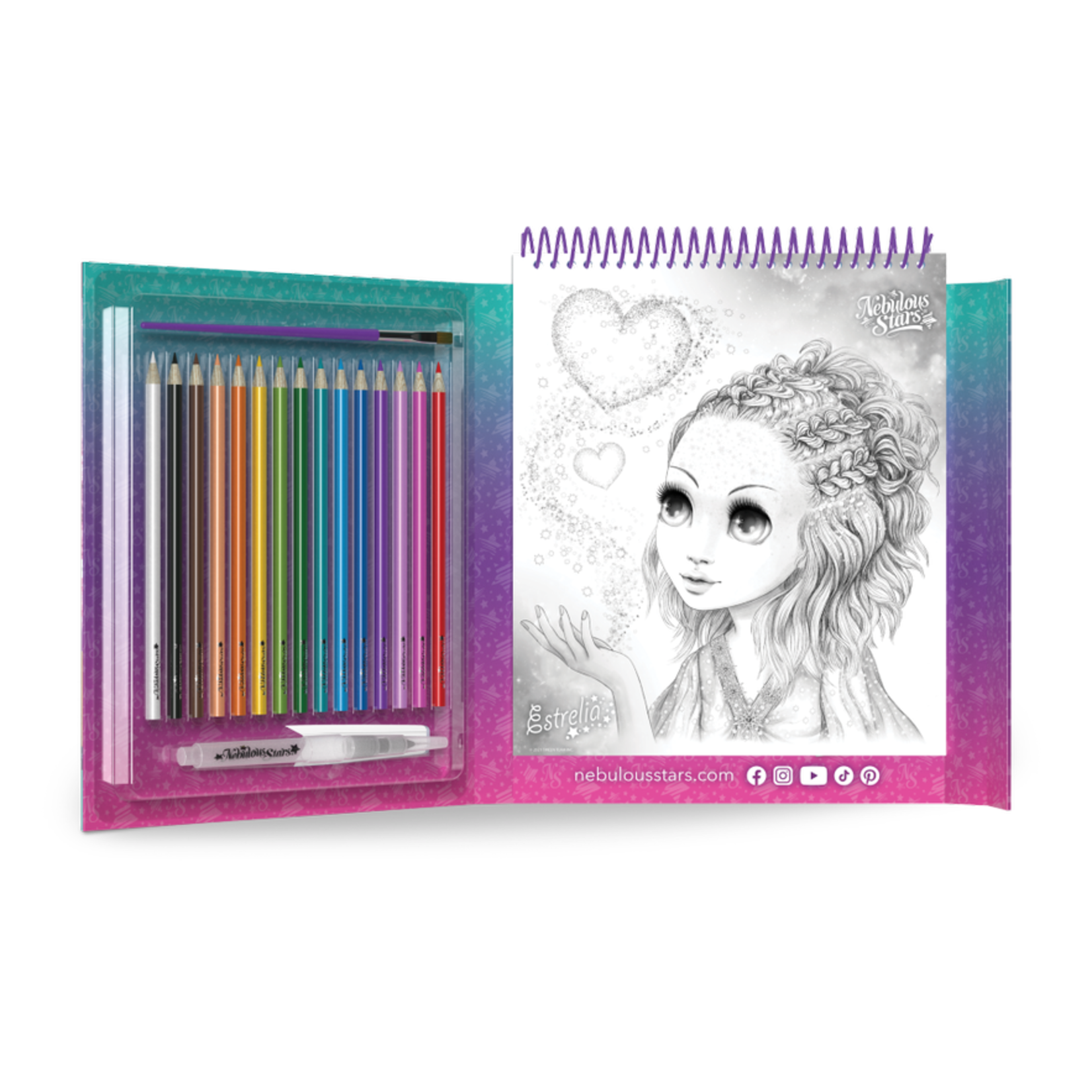 Nebulous Stars Nebulous Stars - Livre à colorier à l’aquarelle