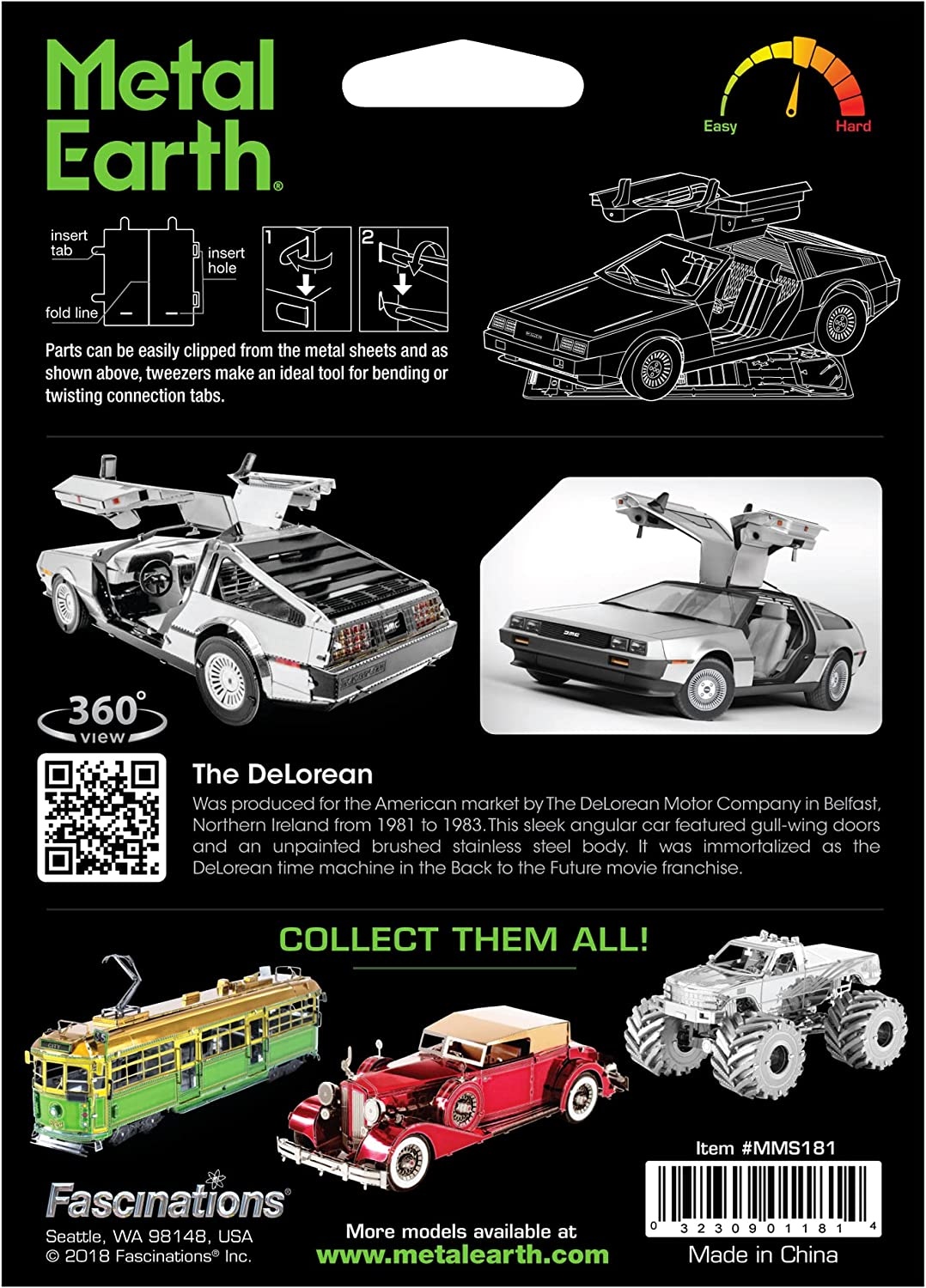 Metal Earth Metal Earth - DeLorean