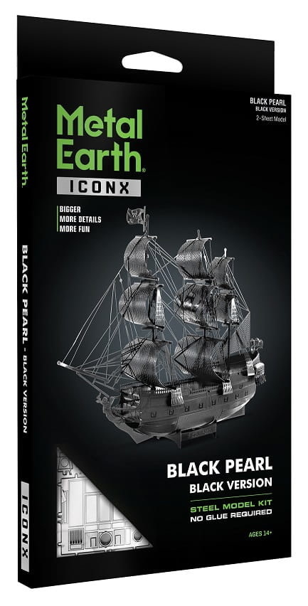 Metal Earth Metal Earth Premium Series - Black Pearl (Black Version)