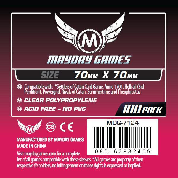 Mayday Games Mayday Sleeves 70x70mm