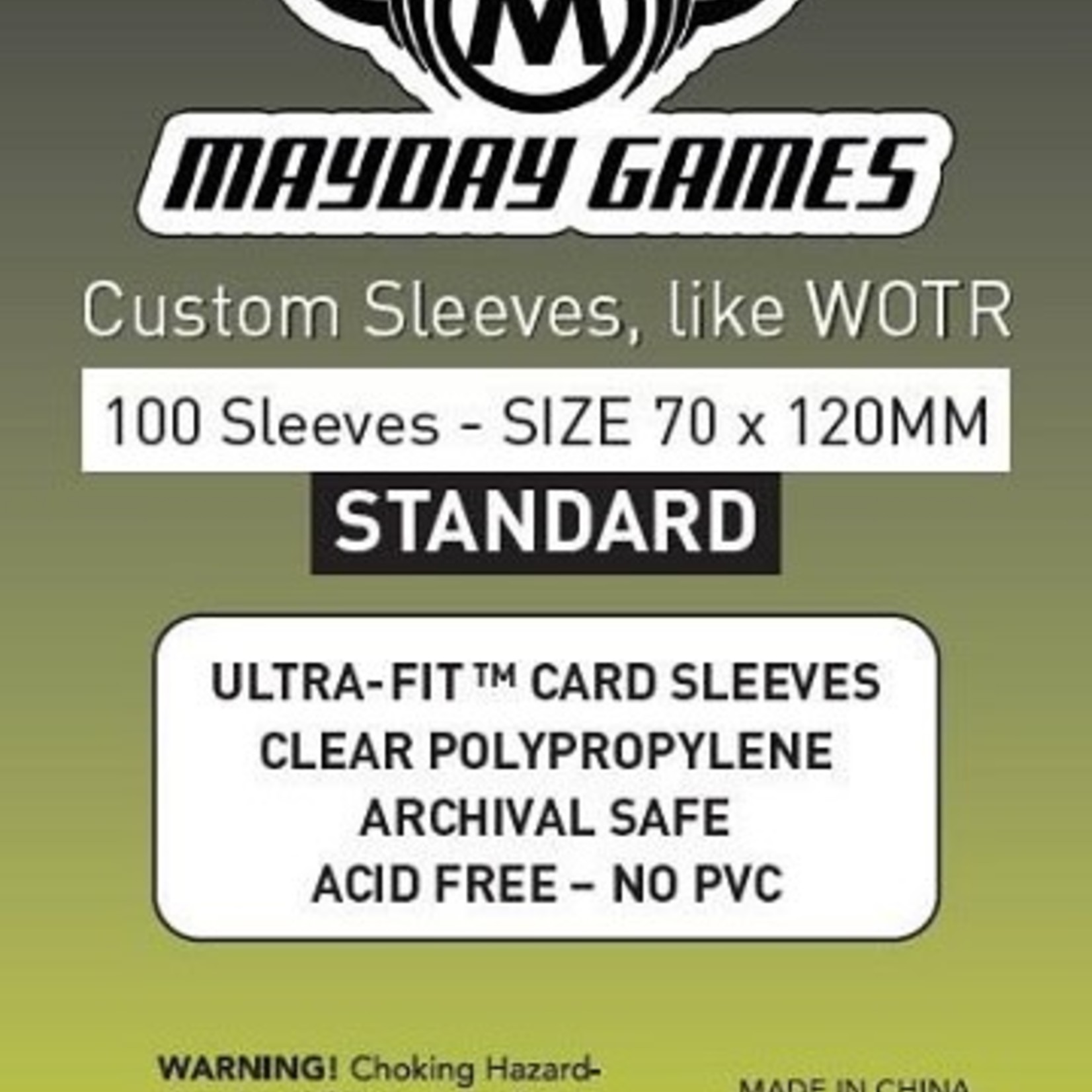 Mayday Games Mayday Sleeves 70x120mm