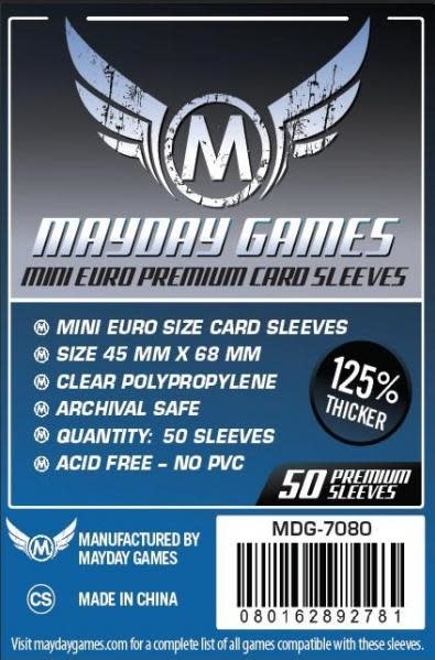 Mayday Games Mayday Sleeves 45x68mm