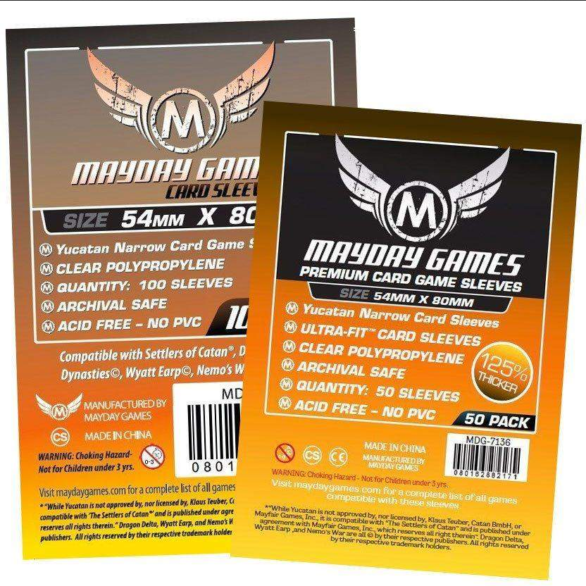 Mayday Games Mayday Sleeves 54x80mm