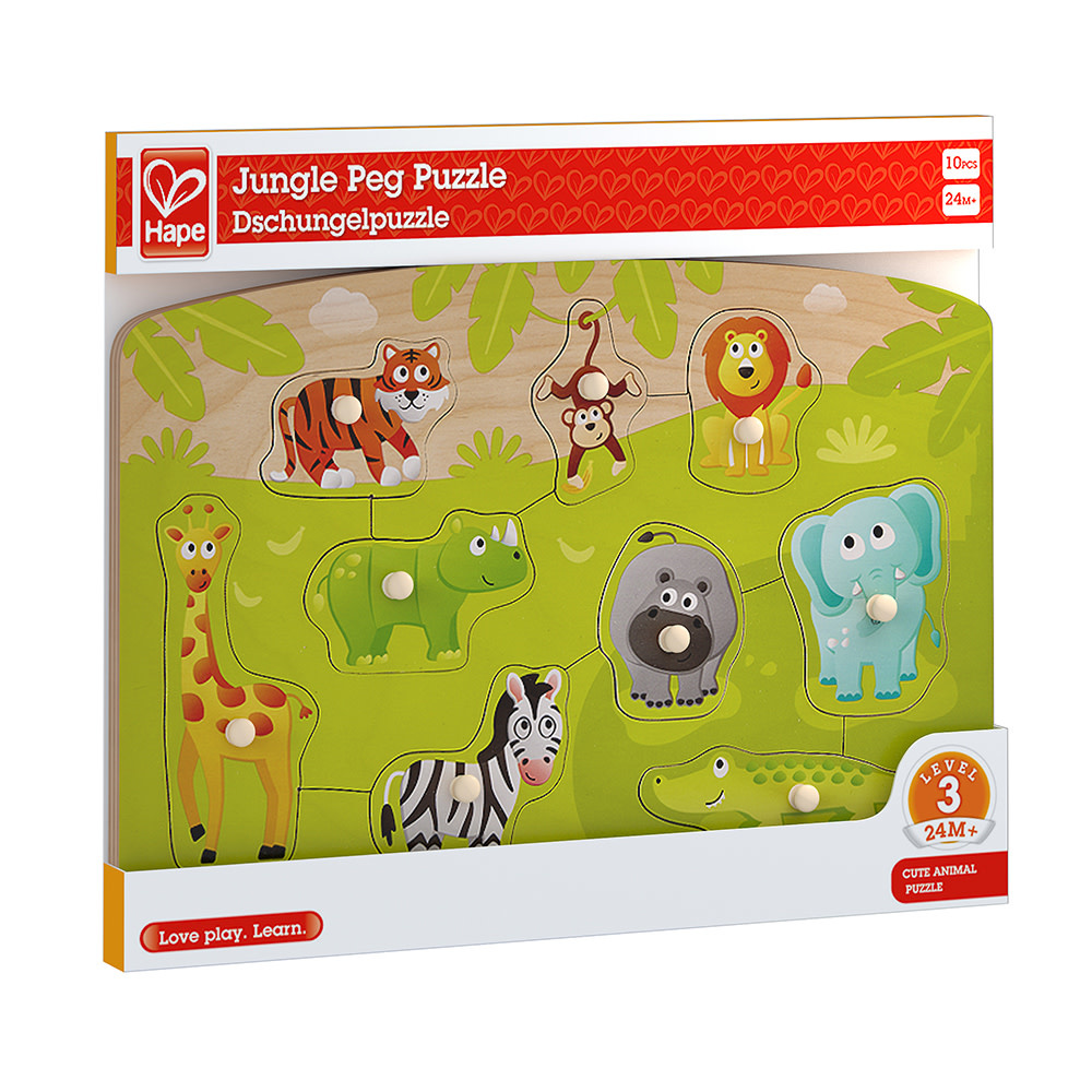 Hape Hape - Jungle Peg Puzzle