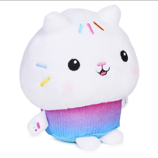 Gabby's Dollhouse, Peluche Purr-ific Plush Daniel James « DJ » Catnip de  25,4 cm, jouets pour enfants à partir de 3 ans