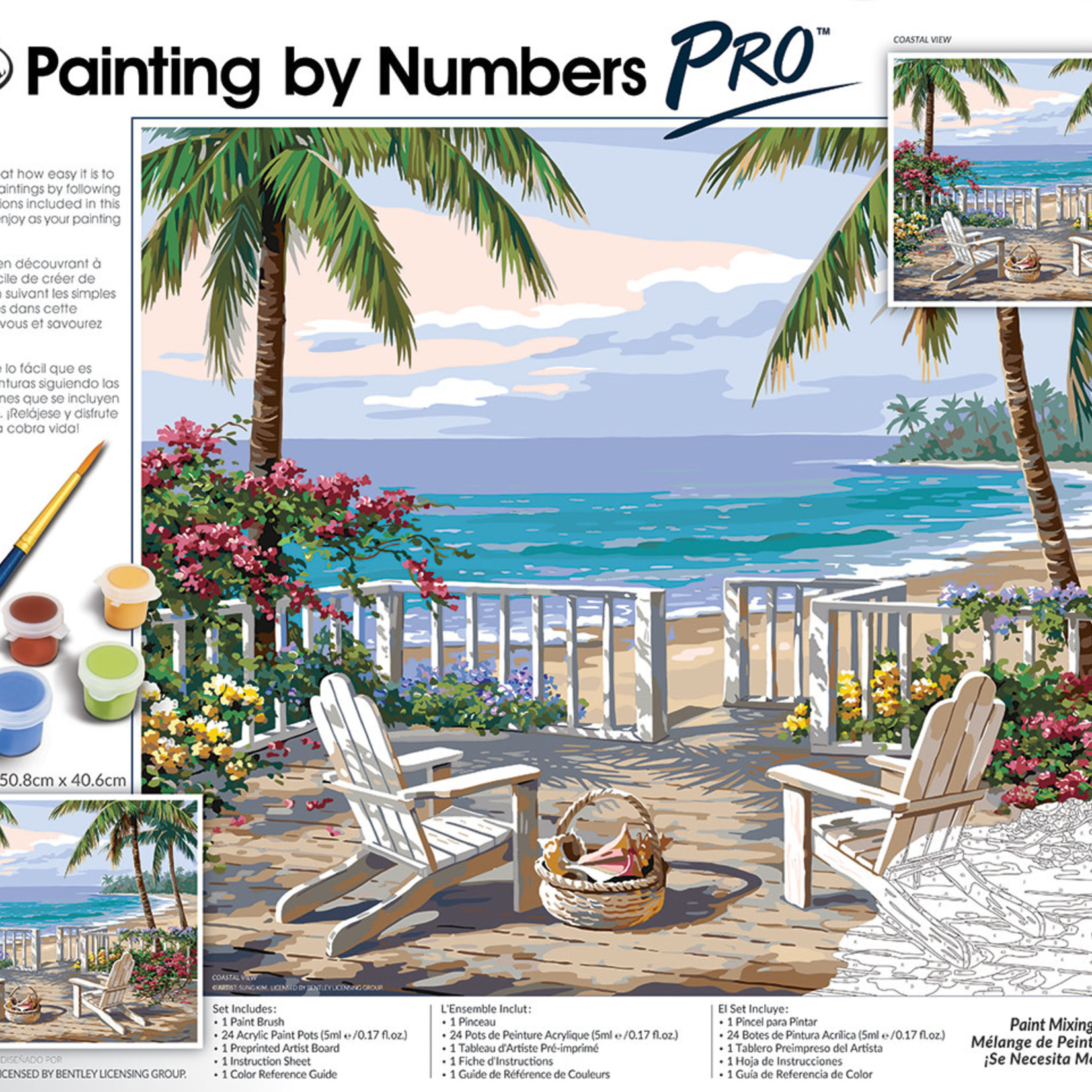 Royal & Langnickel Royal & Langnickel - Painting by Numbers Pro : Coastal View