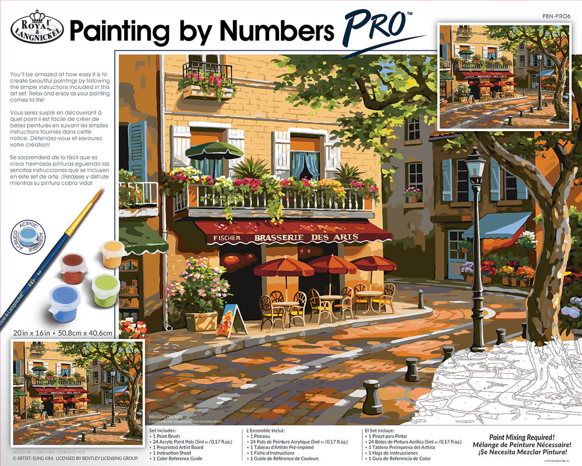 Royal & Langnickel Royal & Langnickel - Painting by Numbers Pro : Brasserie des Arts