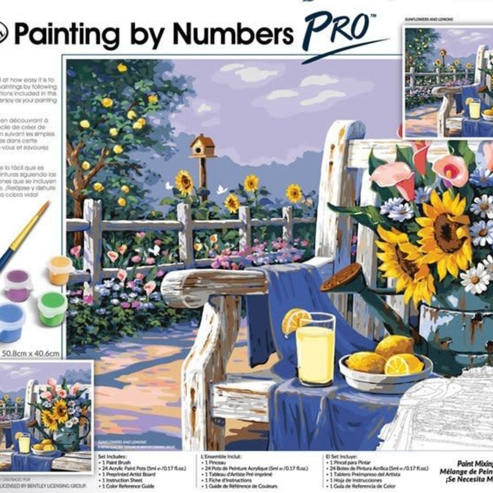 Royal & Langnickel Royal & Langnickel - Painting by Numbers Pro : Sunflowers & Lemons