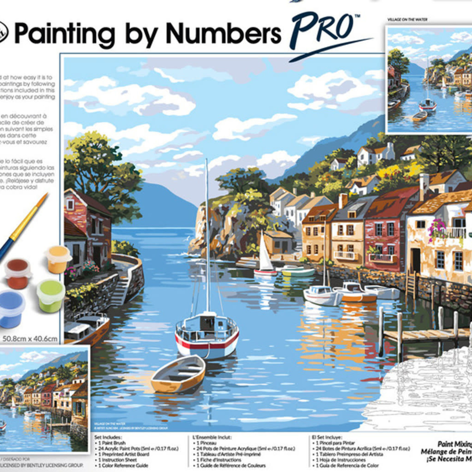 Royal & Langnickel Royal & Langnickel - Painting by Numbers Pro : Village on the Water