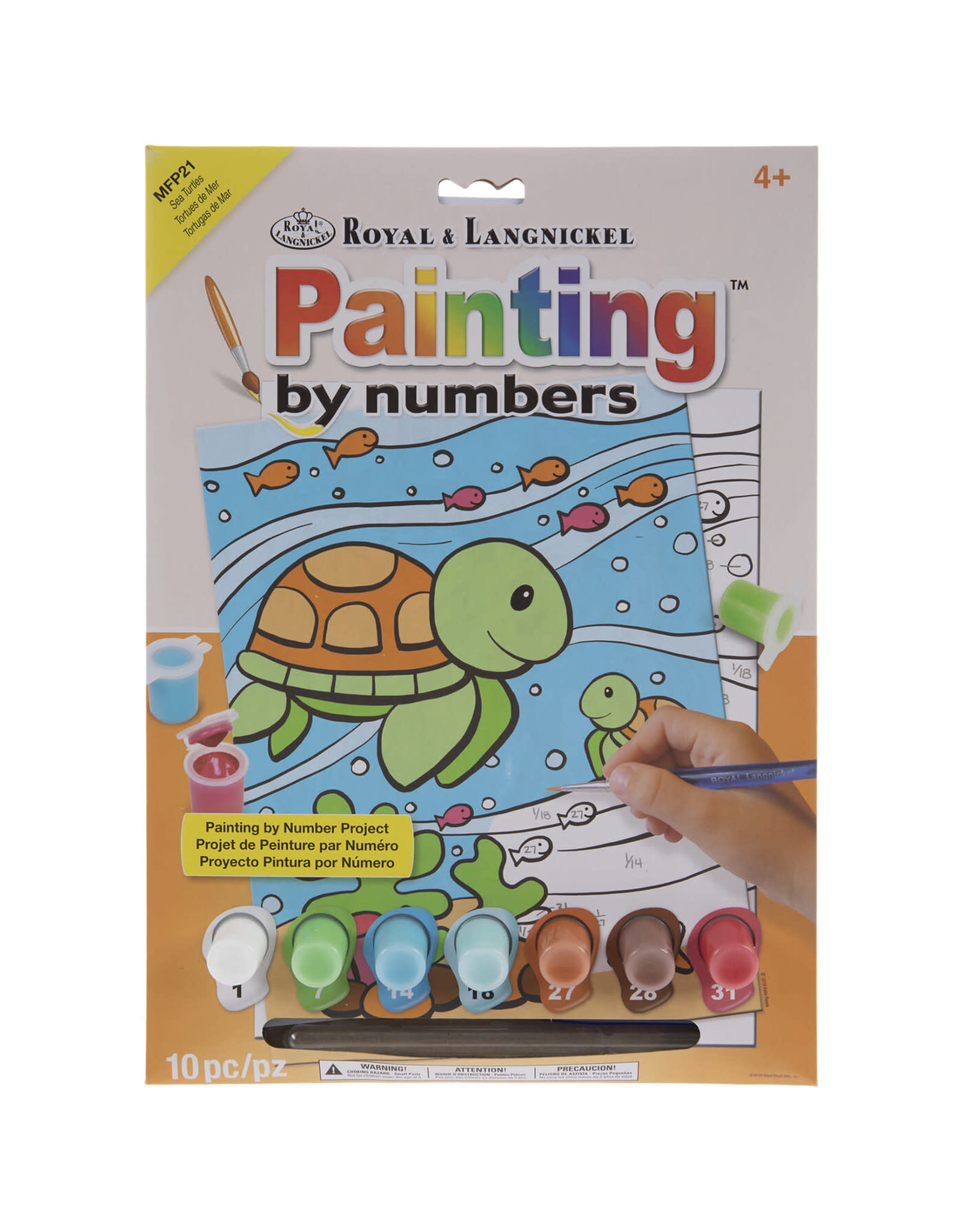 Royal & Langnickel Royal & Langnickel – Painting by Numbers My First - Tortues de mer