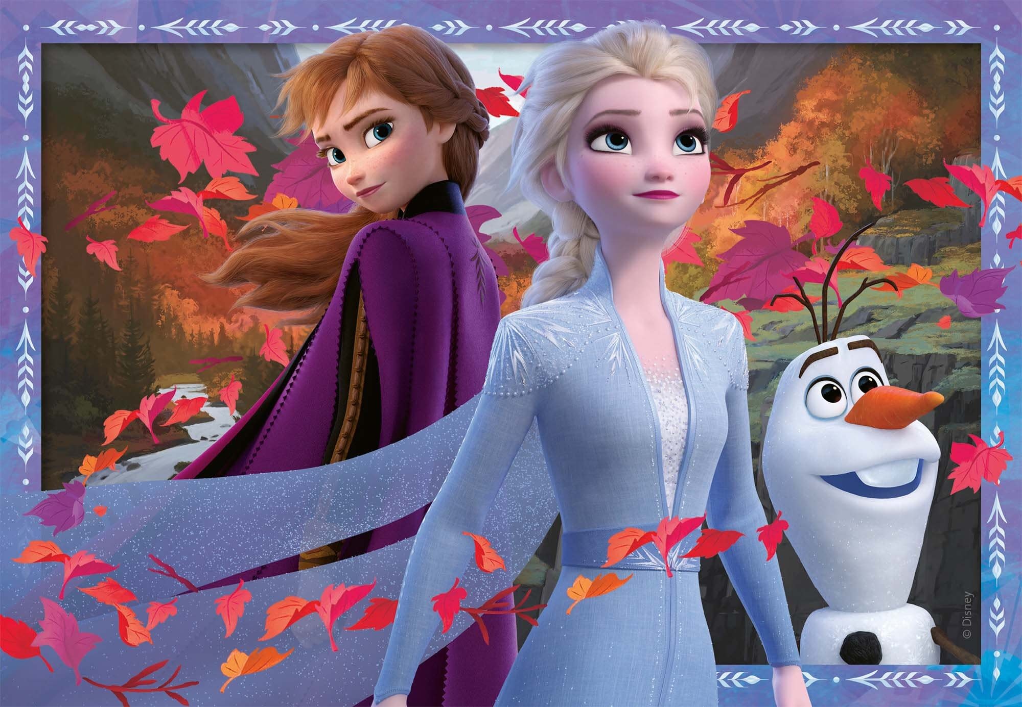 Ravensburger Ravensburger 2x24 - Frozen 2 : Vers des contrées glacées