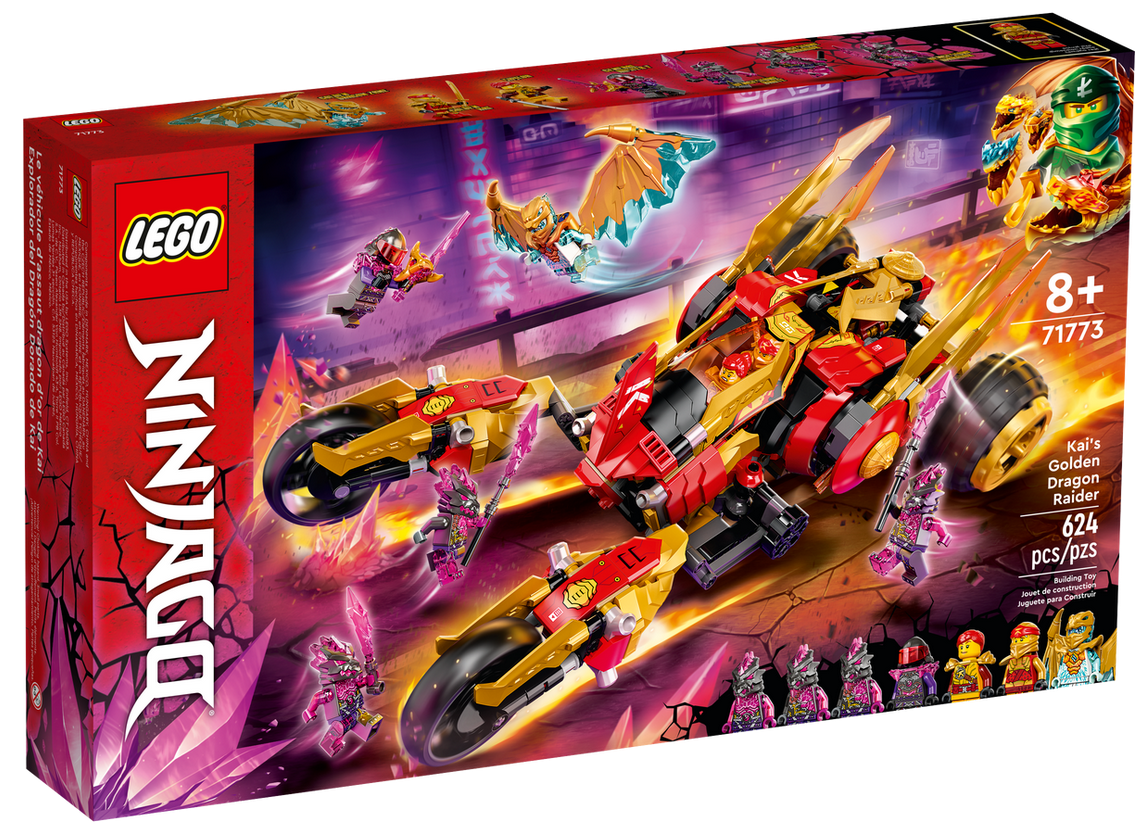 Lego Lego Ninjago 71773 - Le véhicule d'assaut dragon d'or de Kai