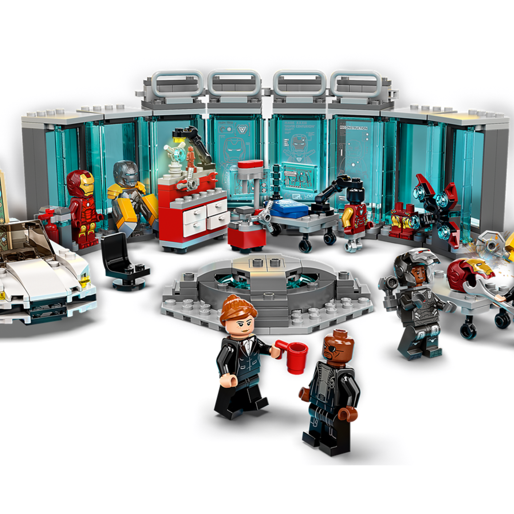 Lego Lego Marvel 76216 - L’armurerie d’Iron Man