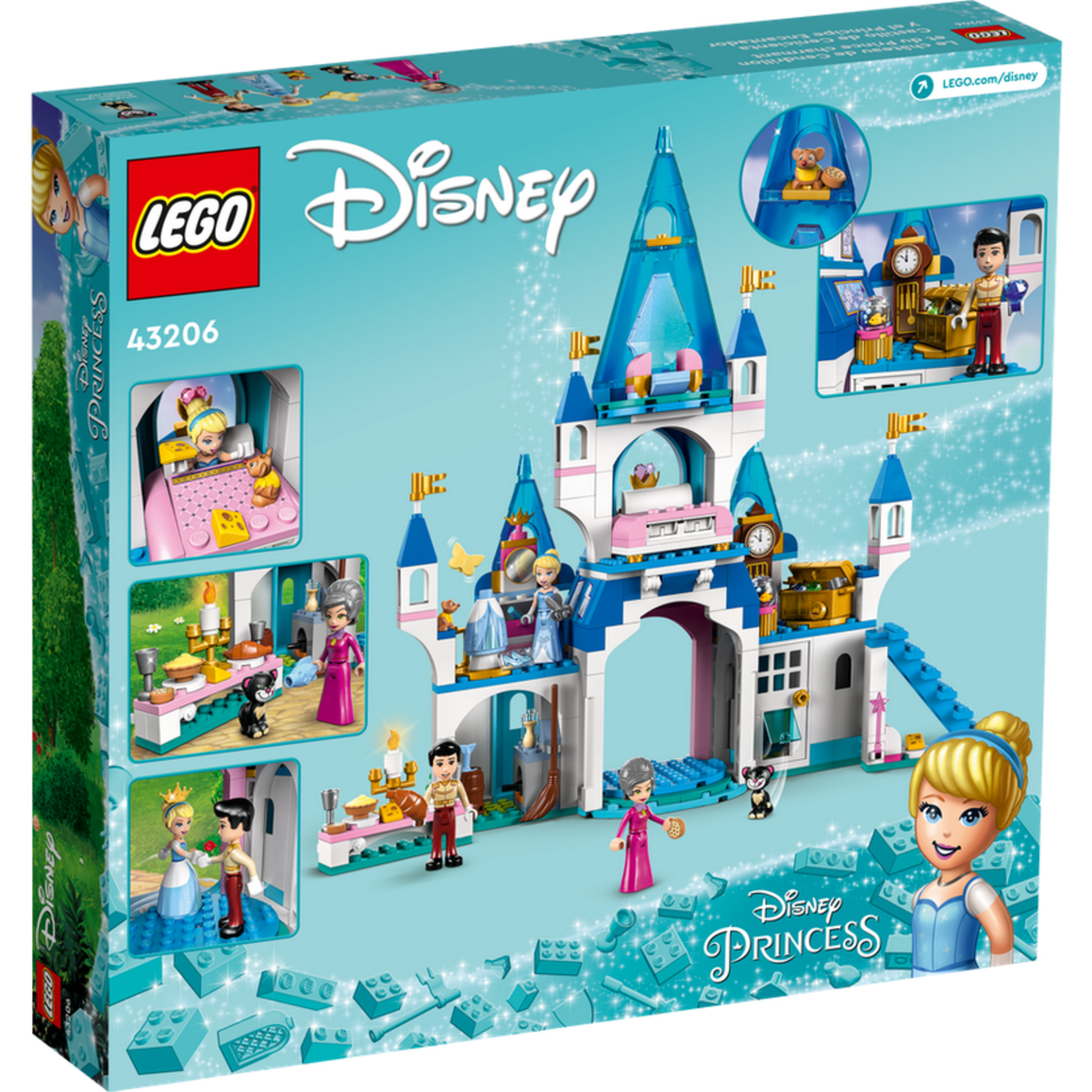 Lego *****Lego 43206 Disney - Le château de Cendrillon et du prince charmant