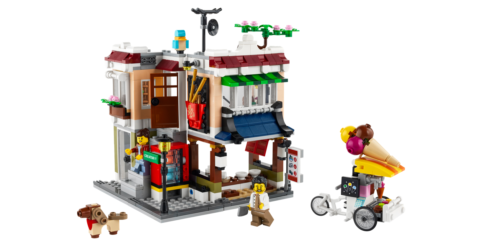Lego Lego 31131 Creator - La boutique de nouilles du centre ville