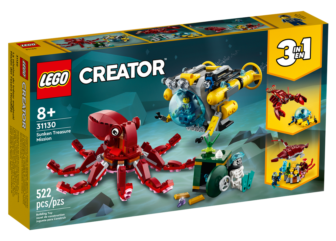 Lego Lego 31130 Creator - La mission du trésor englouti